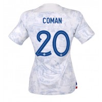 France Kingsley Coman #20 Replica Away Shirt Ladies World Cup 2022 Short Sleeve